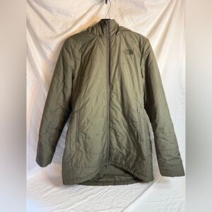 The North Face Women’s Hooded Puffer Jacket — Olive